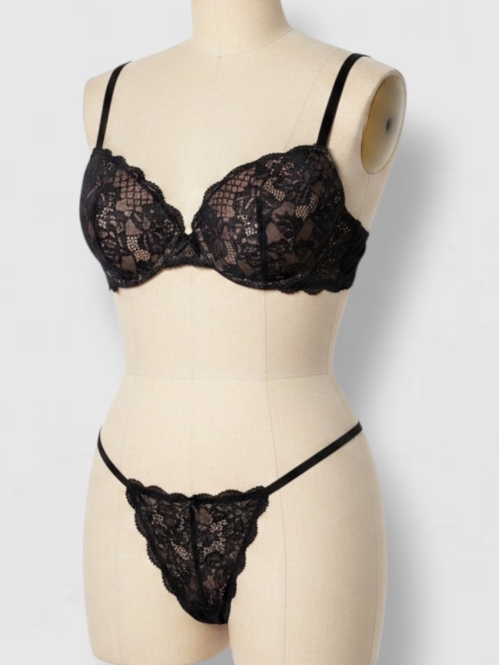 Victoria’s Secret Push Up Bra Set 38D XL New